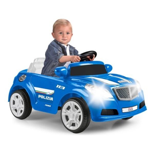 Auto elettrica Feber FEQ07000 POLIZIA Twinkle Car 12V RC Azzurro
