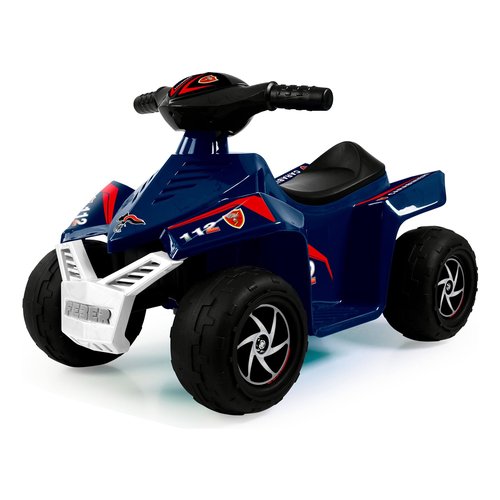 Moto elettrica Feber FEN39000 CARABINIERI Moto Quad  6V Blu scuro