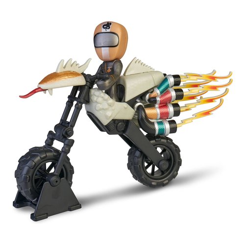 Set personaggio Famosa WAP02000 SWAP RIDERS Moto con personaggio Assor