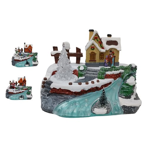 Paesaggio Natale Due Esse Christmas XNA23028891 Paesaggio con moviment