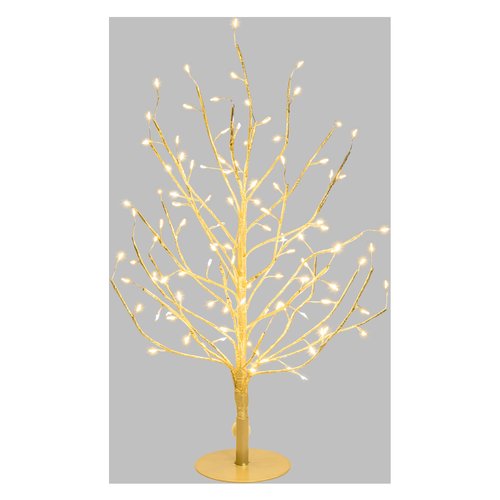 Albero Natale soprammobile Lotti 77799 TIGLIO Champagne