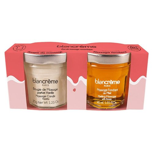 Set bagno Blancreme Paris Duo massaggio romantico vaniglia e miele