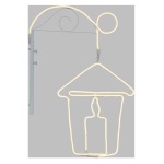 Sagoma luminosa Natale Lotti 54806 Lanterna con candela