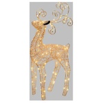 Sagoma luminosa Natale Lotti 63365 Renna Rame