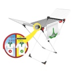 Stendibiancheria Vileda 170777 Soft Bianco e Grigio