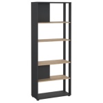 Tvilum - Libreria Tvilum 65592IGHL SIGN Matt Grey e Jackson Hickory Matt Grey e