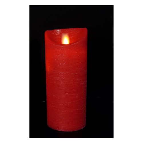 Candela led Pre Qu' Italia D2227 effetto fiamma con timer Avorio