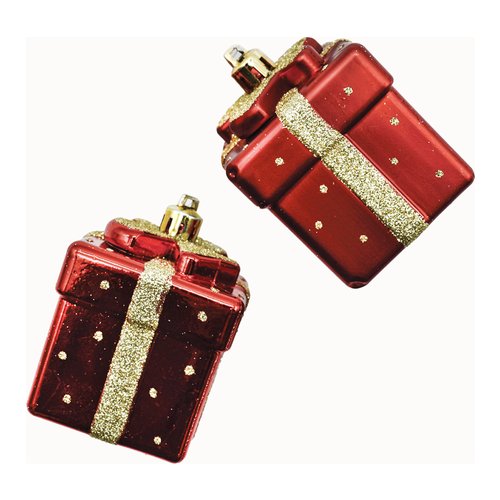 Set addobbi albero Natale Pre Qu' Italia B5282 Pacchetti regalo Assort
