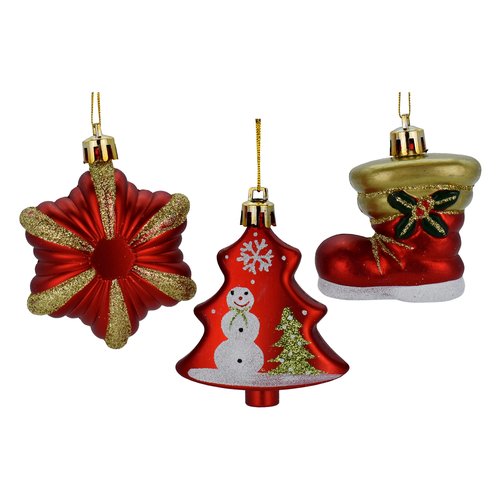 Set addobbi albero Natale Pre Qu' Italia B5509 Soggetti natale Assorti