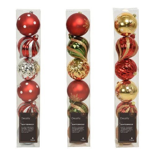 Set palline albero Natale Kaemingk 022564 Assortito