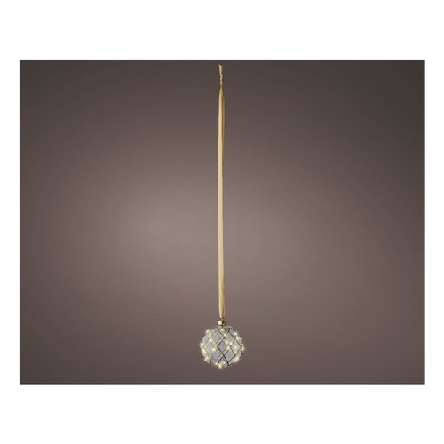 Decorazione luminosa Natale Kaemingk 487581 Sfera Trasparente