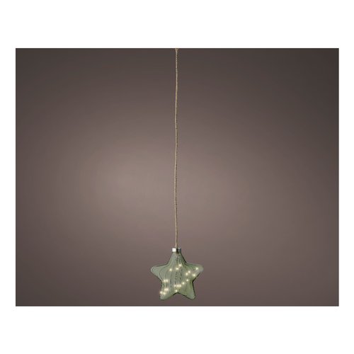 Decoro Kaemingk 487599 Stella con micro led Verde