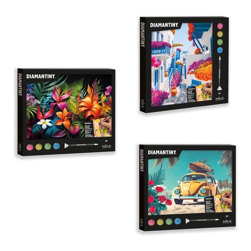 Creativo Nice 96570 DIAMANTINY Quadro mosaico 3D Assortito