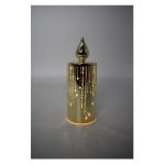 Pre Qu' Italia - Candela led Pre Qu' Italia D3854 Stelle traforate effetto flash Vetro 