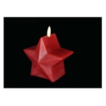 Pre Qu' Italia - Candela led Pre Qu' Italia D3906 NATALE Stella fiamma con timer Cera R