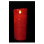 Pre Qu' Italia - Candela led Pre Qu' Italia D2227 Fiamma con timer Cera Rosso