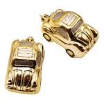 Pre Qu' Italia - Decoro Pre Qu' Italia B5289 Set 3 Macchinine Oro con glitter Assortito