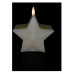 Pre Qu' Italia - Candela led Pre Qu' Italia D3905 NATALE Stella fiamma con timer Cera A