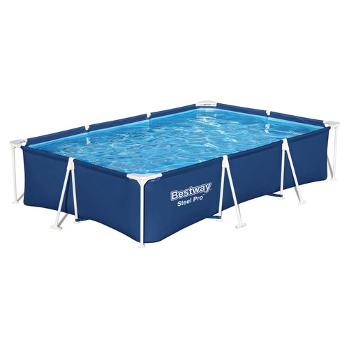 Piscina Bestway 56411 5 STEEL PRO con pompa filtro Azzurro