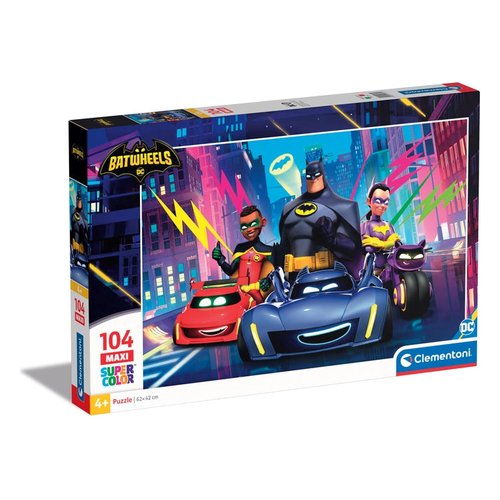 Puzzle Clementoni 25761 DC COMICS BATWHEELS Maxi Supercolor