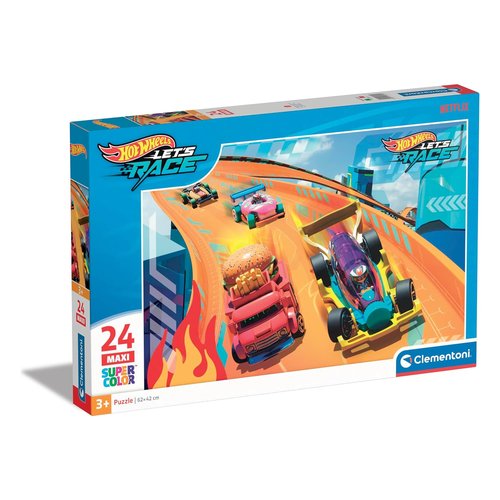 Puzzle Clementoni 28523 HOT WHEELS Maxi Supercolor