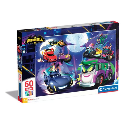 Puzzle Clementoni 26597 DC COMICS BATWHEELS Maxi Supercolor