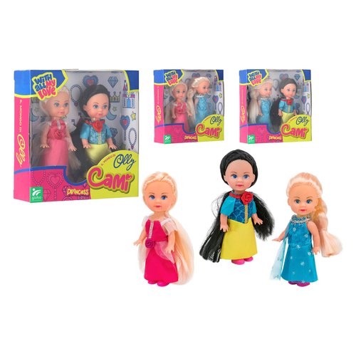 Set bambola Globo 41516 OLLY Mini Principesse 2 pz Assortito