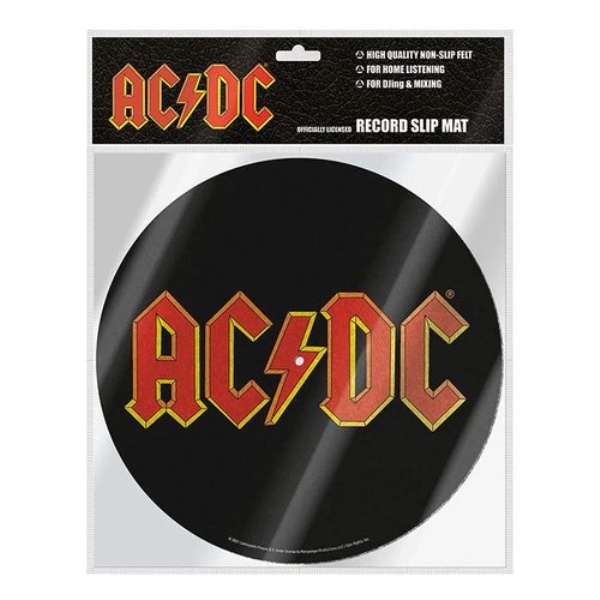 Panno giradischi Pyramid International GP85843 AC DC Logo Black