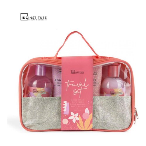 Set bagno Idc Institute Travel Set Bag 4 Pezzi