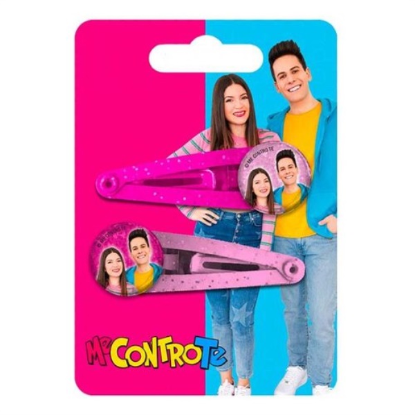 Fermaglio capelli Coriex ME CONTRO TE Mollette Clic Clac 2 pz