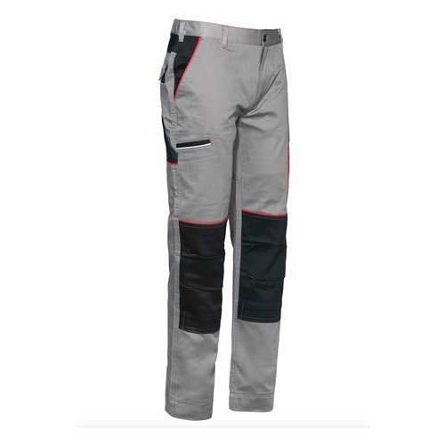 Pantaloni lavoro Issaline 9030B 080 XXL STRETCH LINE Boom Grigio e Ner