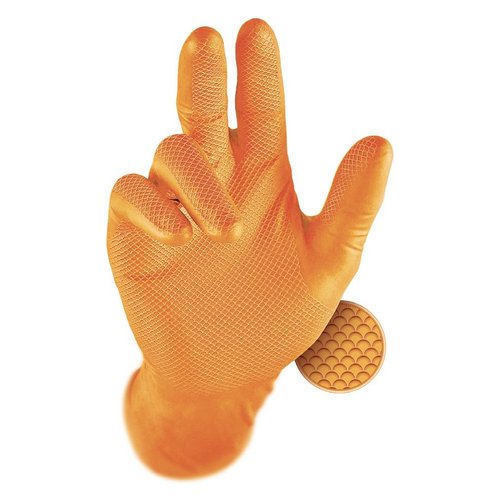 Guanti monouso Issaline 246OR XL GRIPPAZ Arancio