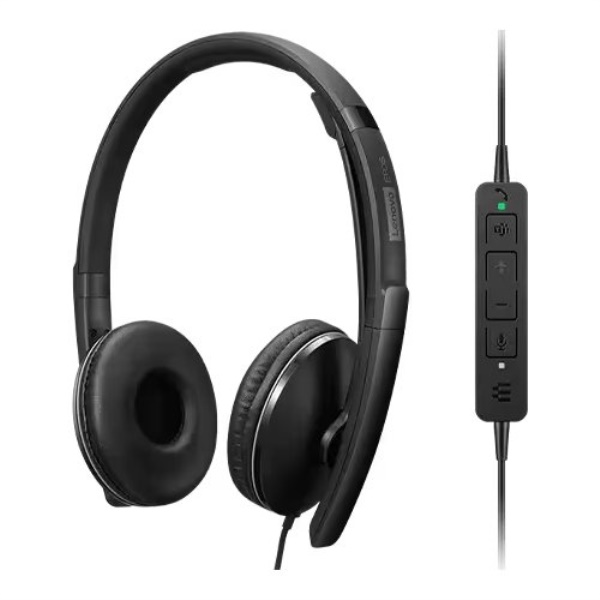 Cuffie microfono filo Lenovo 4XD1M45627 Wired ANC Headset Gen 2 (Teams