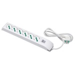 Multipresa tavolo Fanton 4102004 FIDO 10/16A Bianco