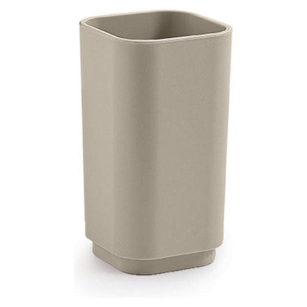 Bicchiere porta spazzolino Gedy 6398 66M SEVENTY Beige
