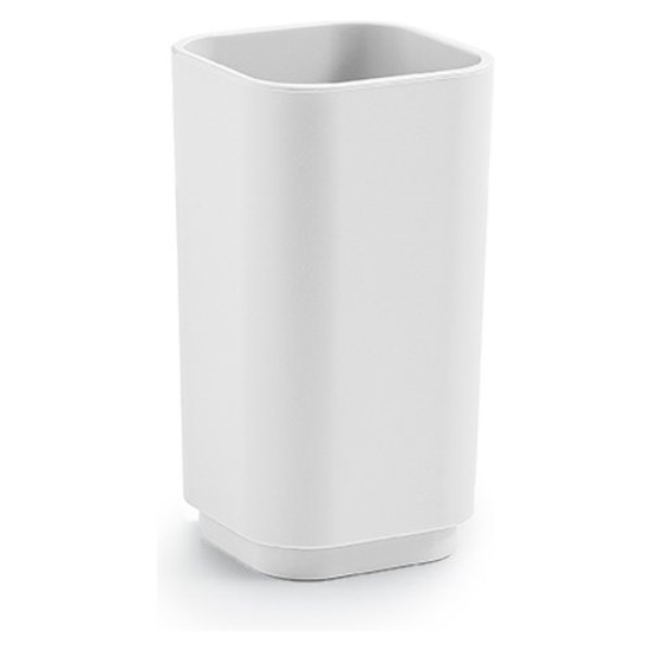 Bicchiere porta spazzolino Gedy 6398 02M SEVENTY Bianco
