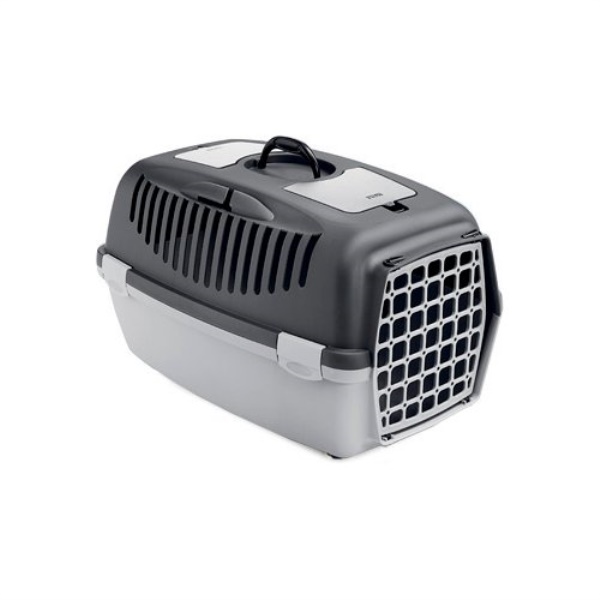 Trasportino animali Stefanplast 97280 GULLIVER 2 Grigio chiaro e scuro