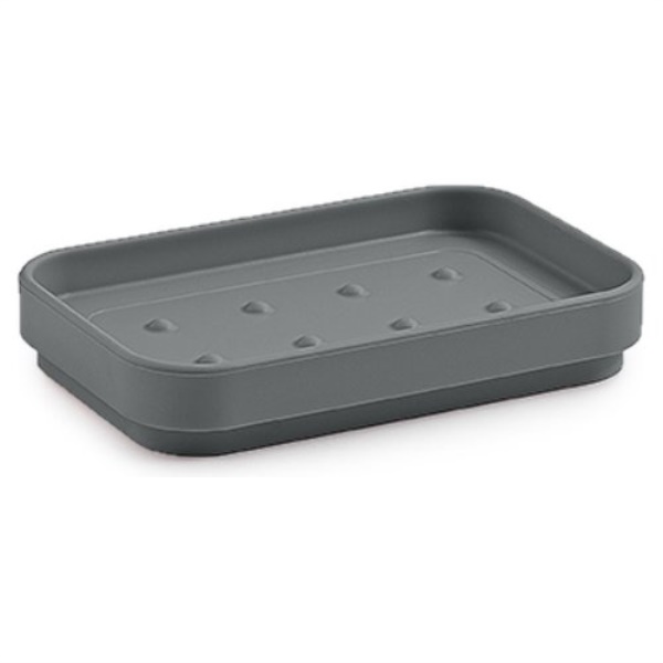 Porta sapone appoggio Gedy 6312 08M SEVENTY Grigio