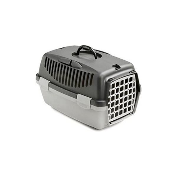 Trasportino animali Stefanplast 97183 GULLIVER 1 Grigio chiaro e scuro