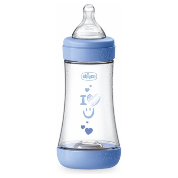 Biberon Chicco 00020223210000 PERFECT 5 Flusso Medio Azzurro