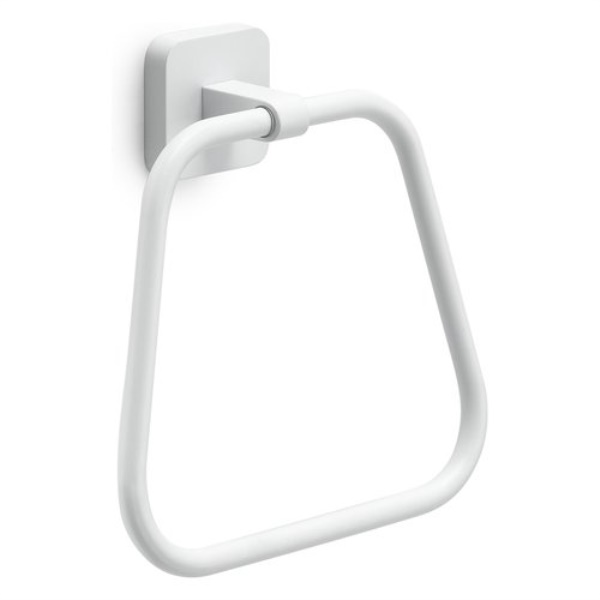 Porta asciugamani parete Gedy TO70 02 TONGA ad anello Bianco