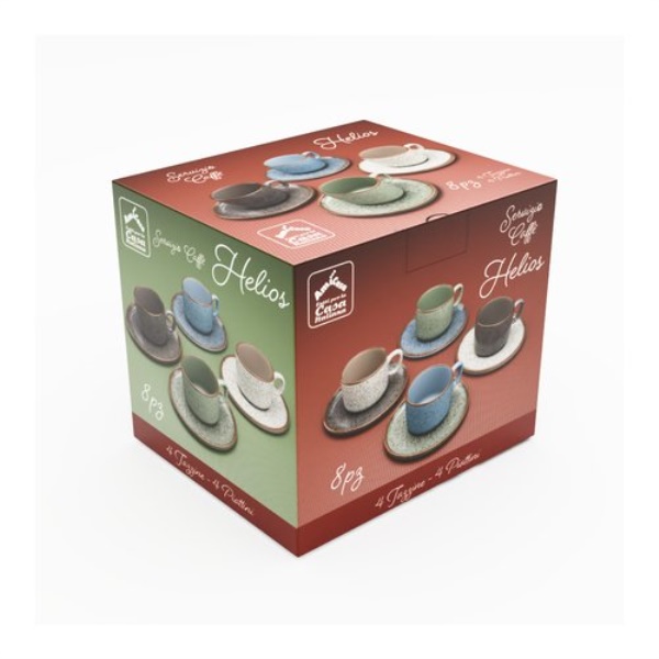 Set tazzine caffè Amicasa Art 48 HELIOS Colori assortiti