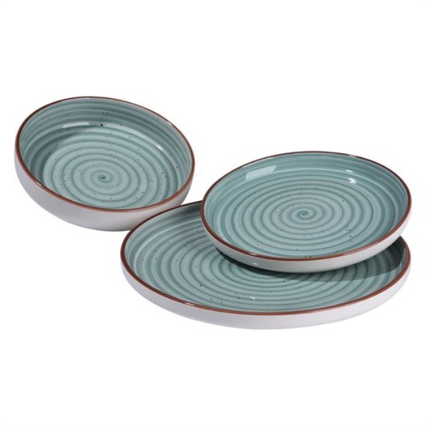 Servizio piatti Amicasa Art 26 VERTIGO Verde