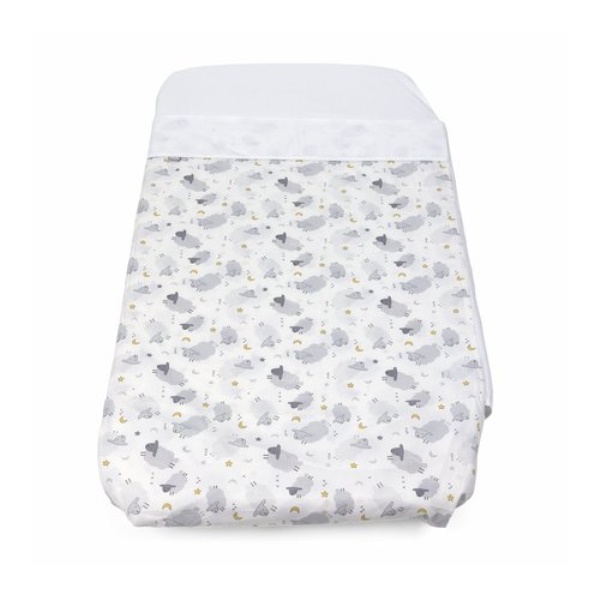 Set lenzuola culla Chicco 09109089199 NEXT2ME FOREVER Grey sheep