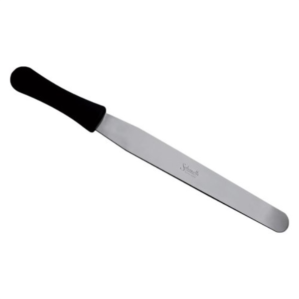 Spatola cucina Salvinelli SPCU21 flessibile da cuoco Acciaio e Nero