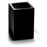 Gedy - Bicchiere porta spazzolino Gedy SF98 14 SOFIA Nero Nero