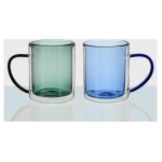 Amicasa - Set tazze mug Amicasa BG21175GB RIO Verde e Blu