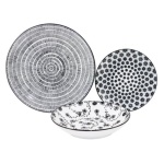 Amicasa - Servizio piatti Amicasa Art.46 VEGA Nero