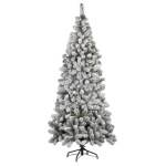 Albero Natale Amicasa BOLZANO PVC e PE Verde innevato