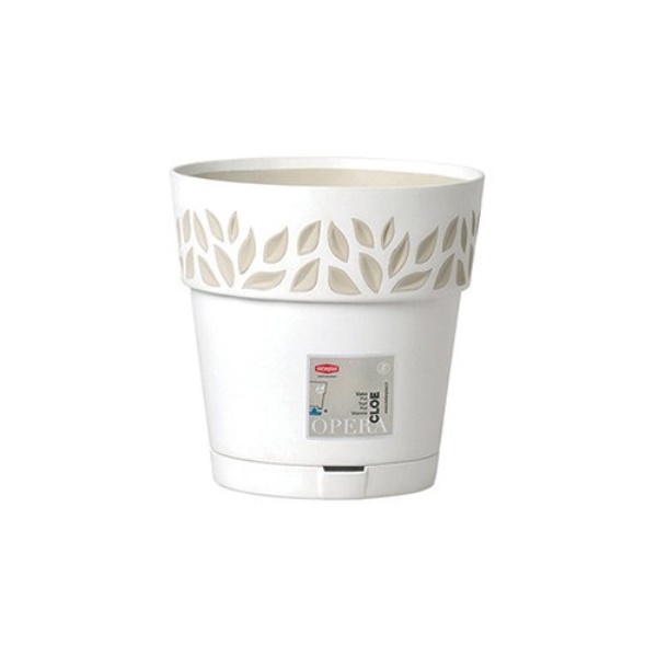 Vaso piante Stefanplast 94000 CLOE Opera Bianco